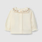 Blusa in mussola di cotone organico camicia