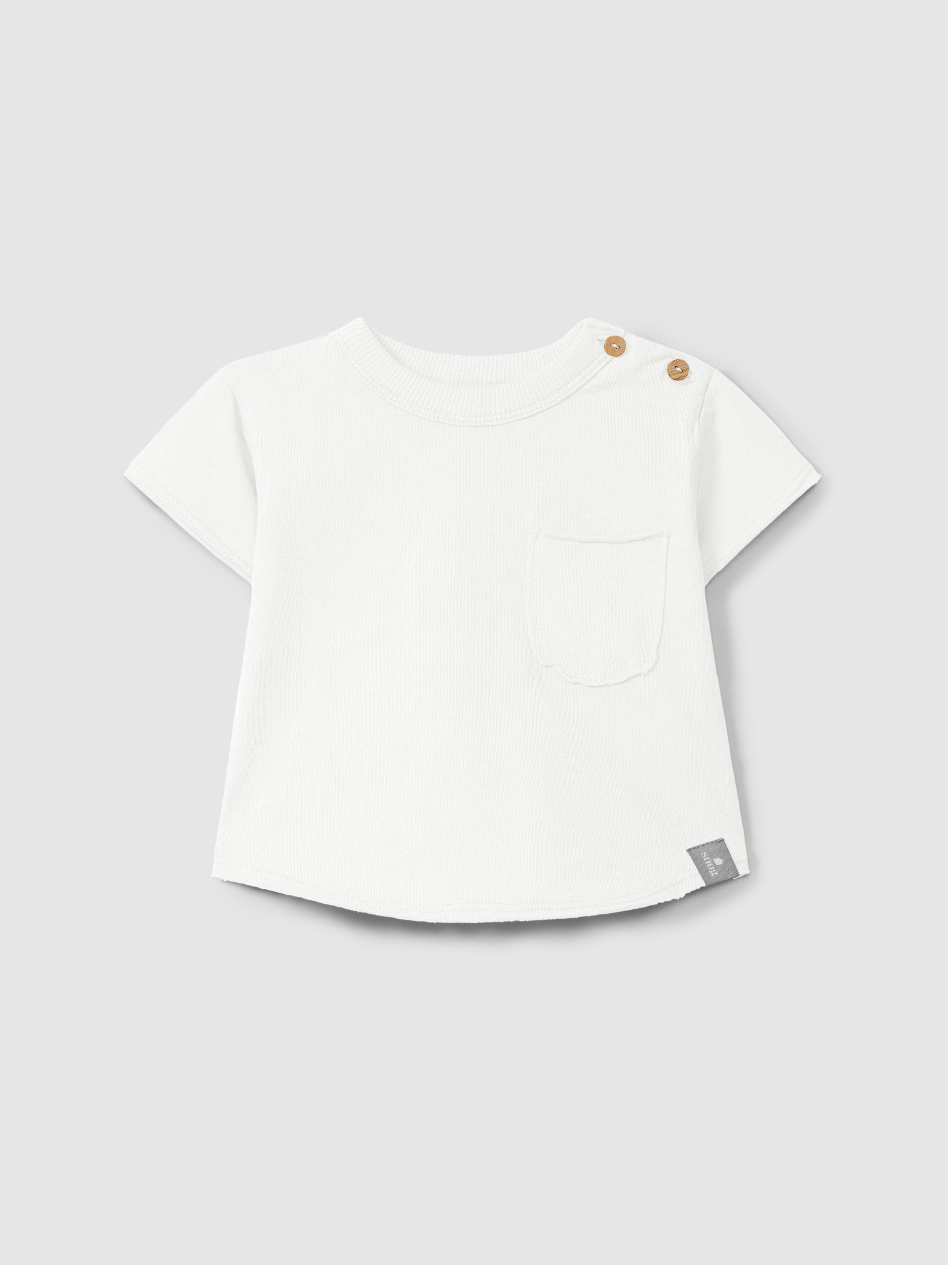 T-shirt in jersey tinta unita maglietta