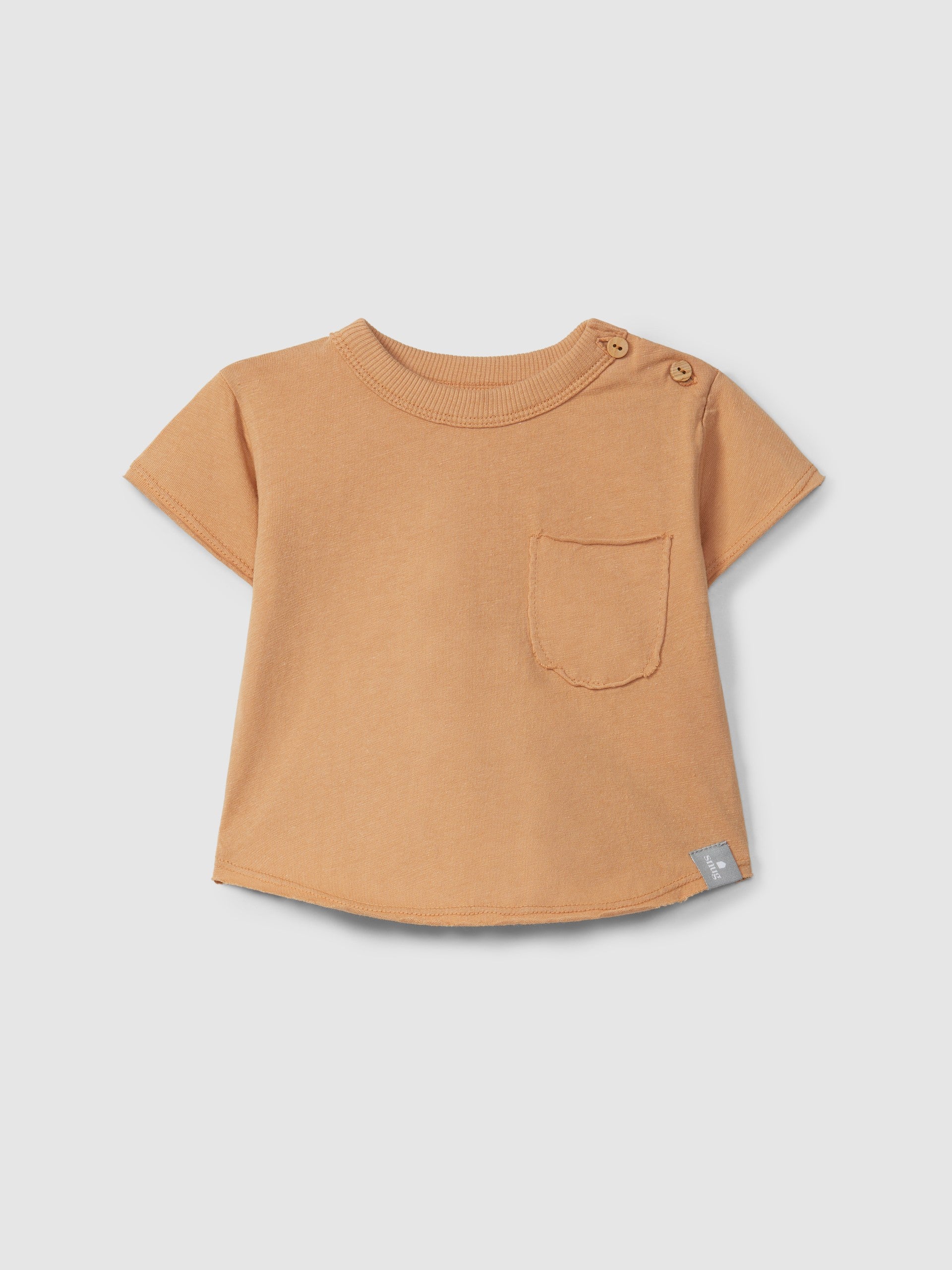 T-shirt in jersey tinta unita maglietta