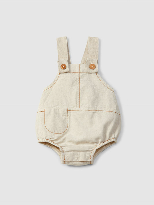 Pagliaccetto in stile organico con tasca Pagliaccetto