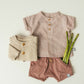 Shorts pull-up in jersey tinta unita pantaloncino