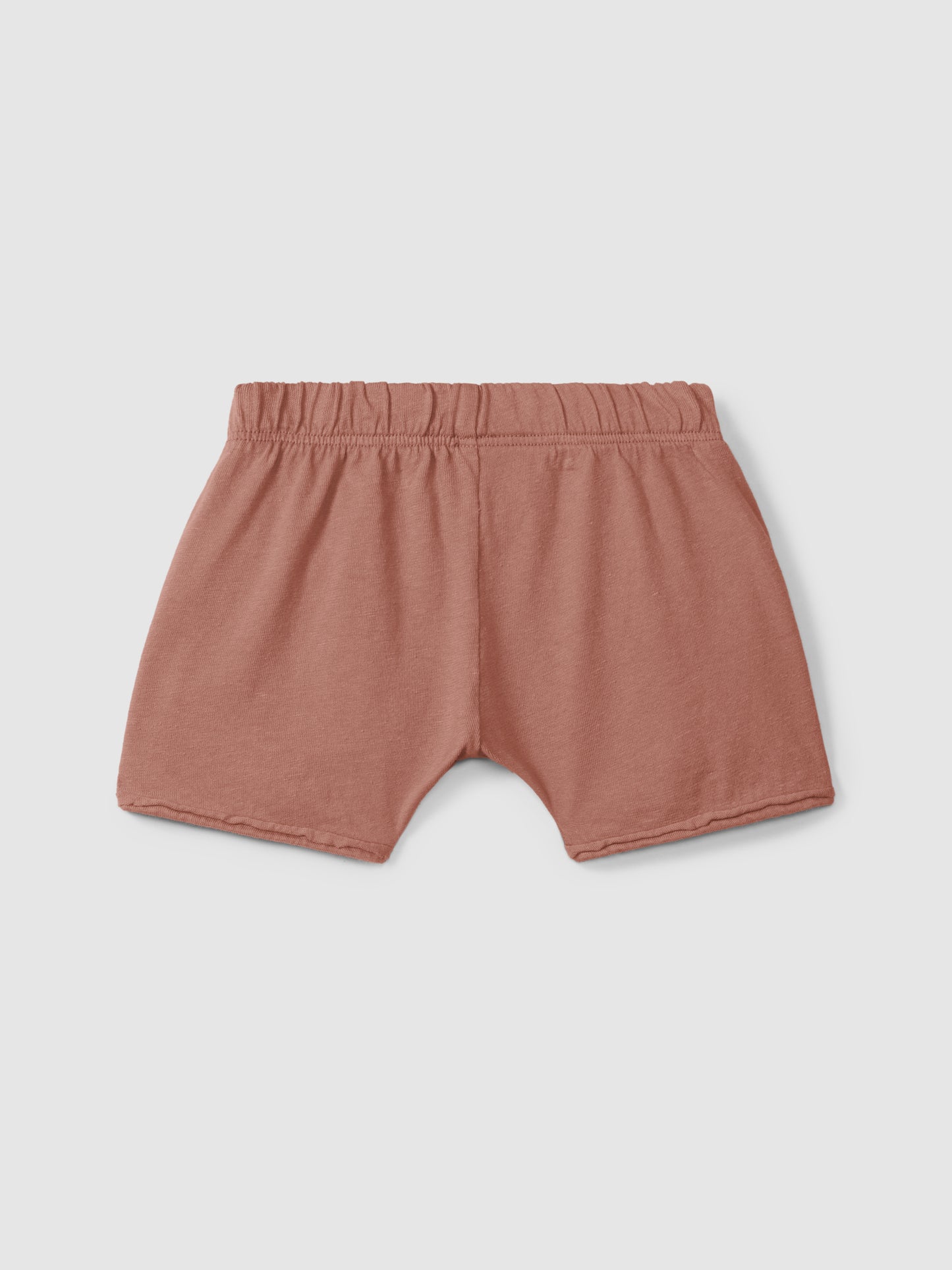Shorts pull-up in jersey tinta unita pantaloncino