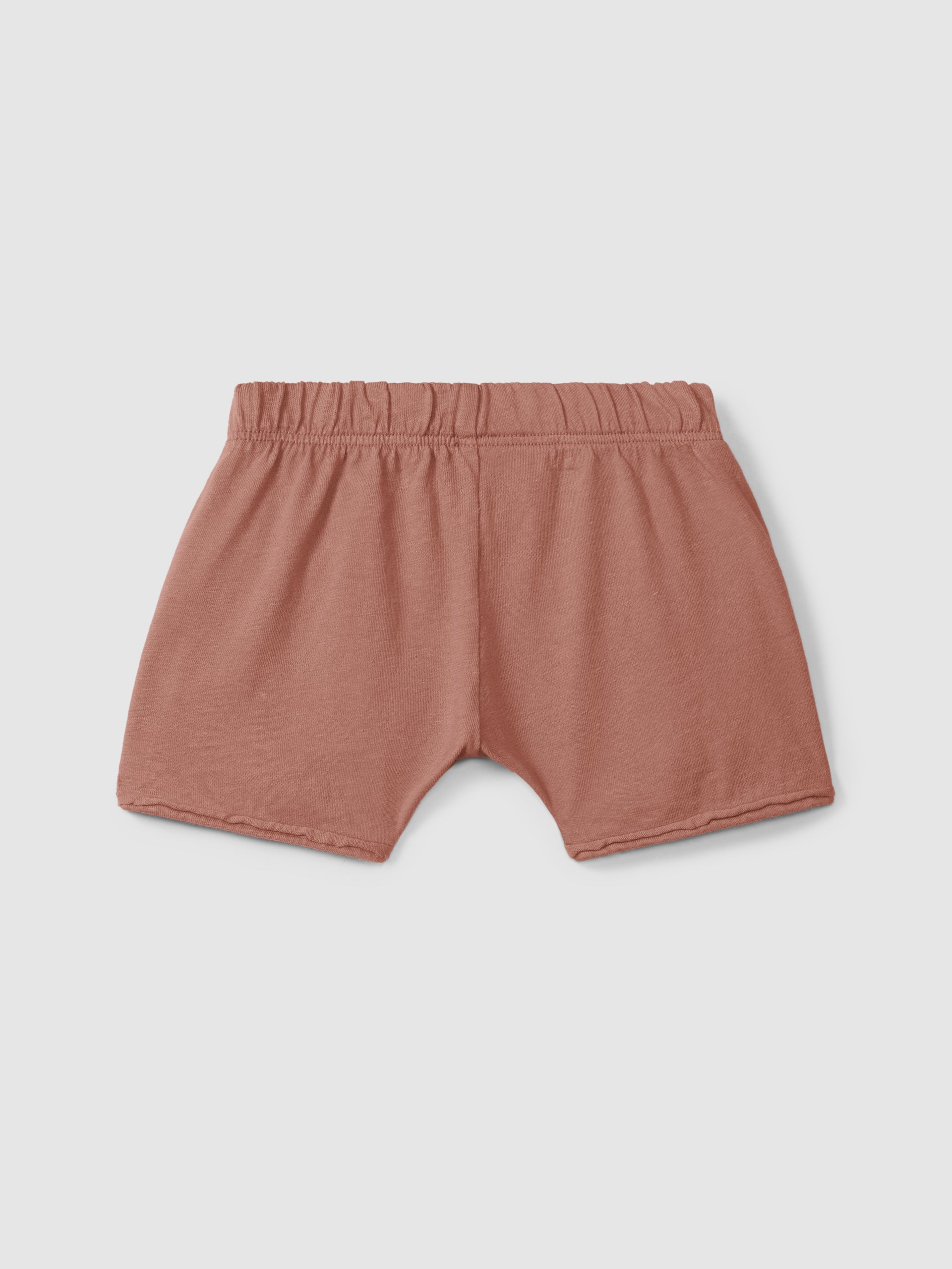 Shorts pull-up in jersey tinta unita pantaloncino