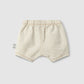 Shorts pull-up in stile organico con tasca pantaloncino