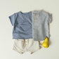 Shorts pull-up in stile organico con tasca pantaloncino