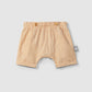 Shorts pull up in tessuto rigato pantaloncino