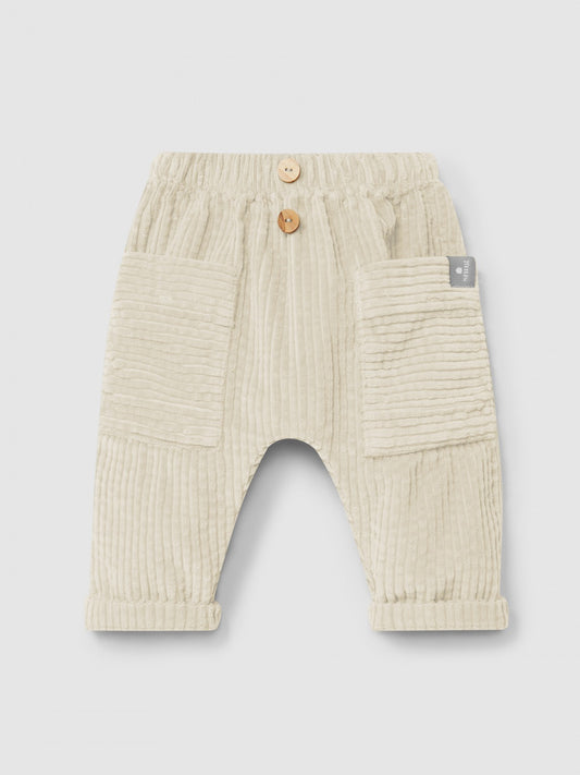 Pantalone in velluto a coste con tasche