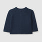 Cardigan a maglia con collo rotondo