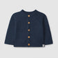 Cardigan a maglia con collo rotondo