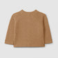 Cardigan a maglia con collo rotondo