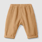 Pantaloni pull-up in velluto a coste con tasca
