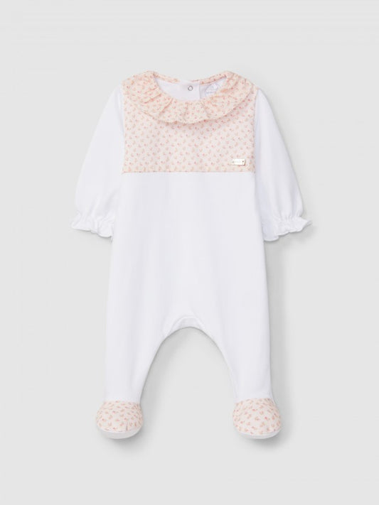 Tutina con colletto arricciato Tutina