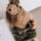 Scrunchy in velluto con orsetto scrunchy