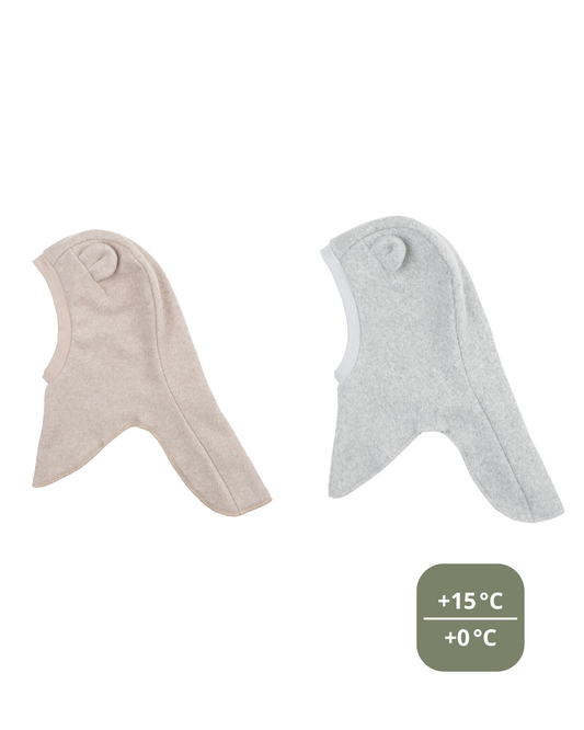 Balaclava orsetto in felpa di cotone