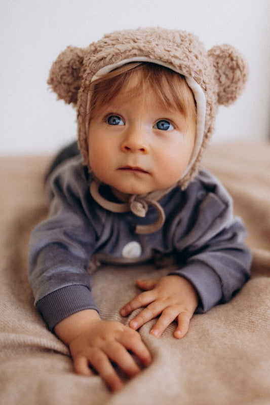Cappellino neonato orsetto