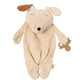Baby comforter con porta ciuccio doudou