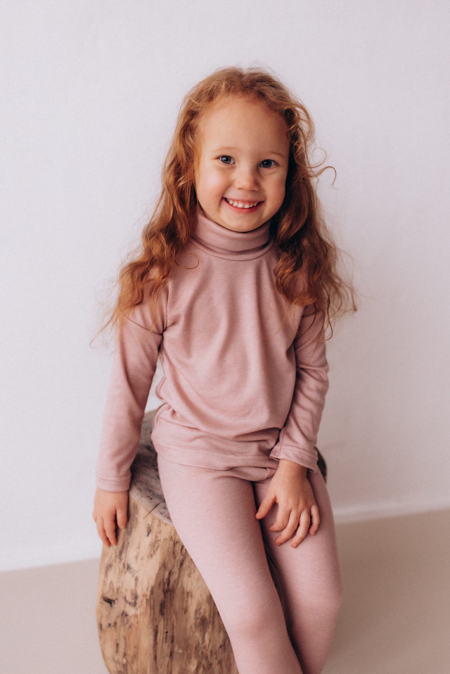 maglia collo alto lyocell e lana