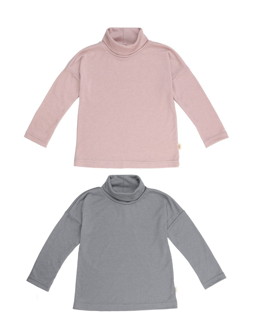 maglia collo alto lyocell e lana