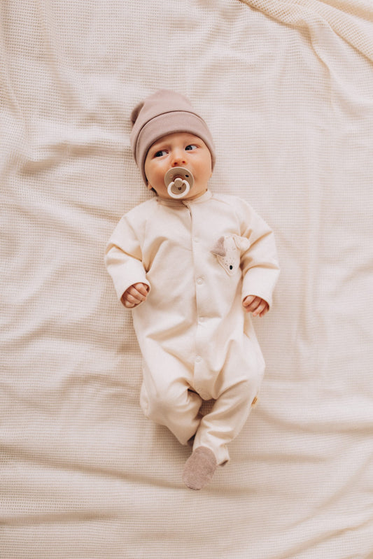 Tutina french terry con piedini