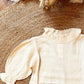 Blusa a Maniche Lunghe in Mussola di Cotone - Petite Micol